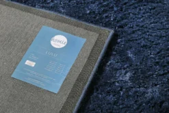 Teppich Blau Hochflor B-Ware "Lulu" Homie Living