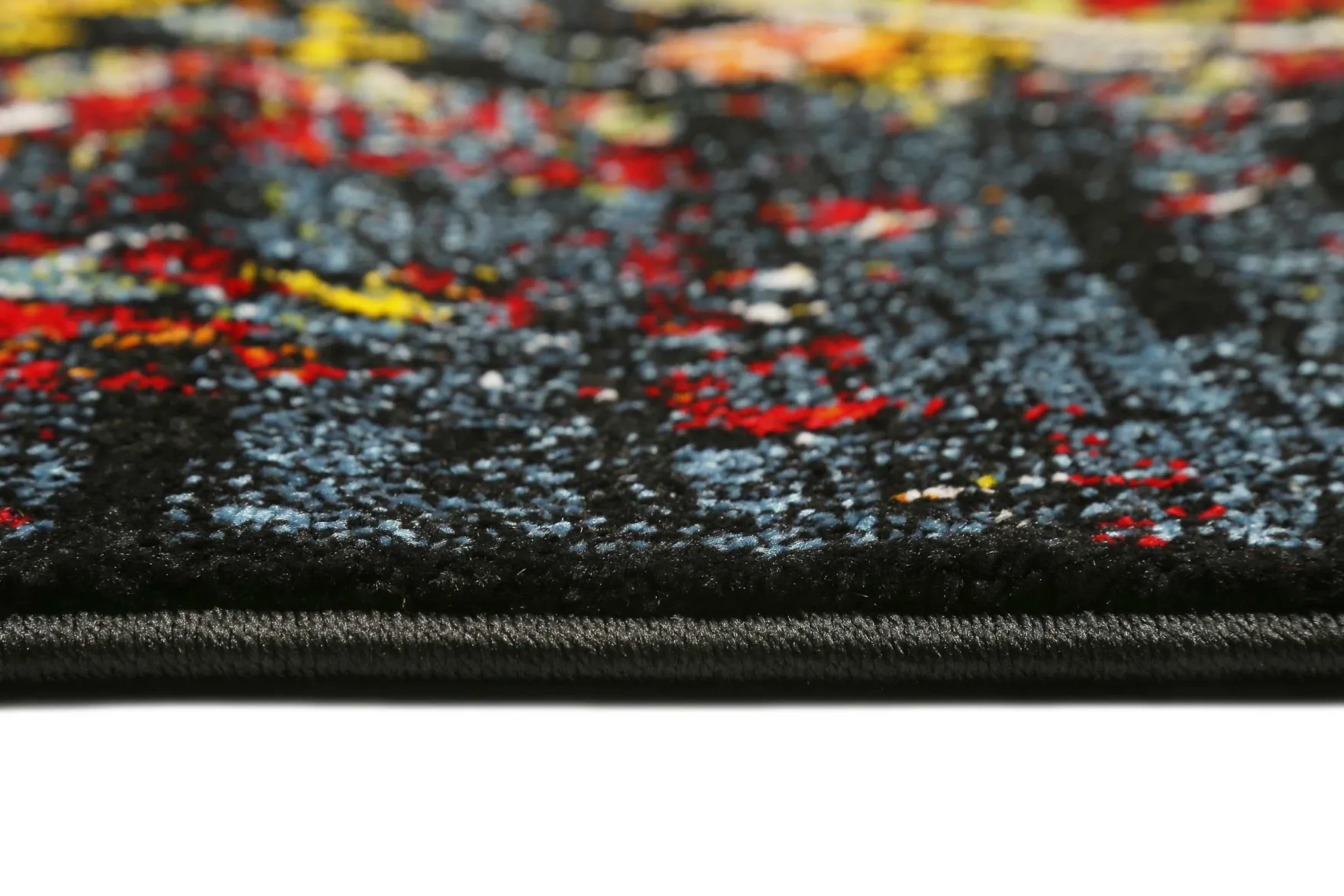 Teppich Blau Rot Kurzflor "Heritage" WECONhome
