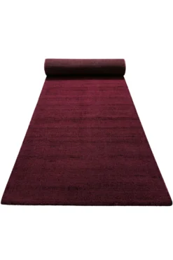 Teppich Bordeaux Rot Kurzflor "Miramonti" Homie Living