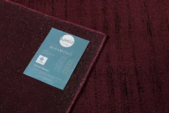 Teppich Bordeaux Rot Kurzflor 
