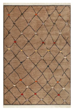 Teppich Braun Kurzflor B-Ware "Marché Bonsecours" WECONhome