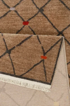 Teppich Braun Kurzflor B-Ware 