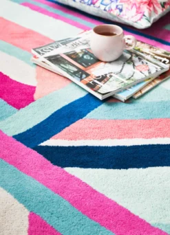 Teppich Bunt aus Wolle "Linear" Accessorize