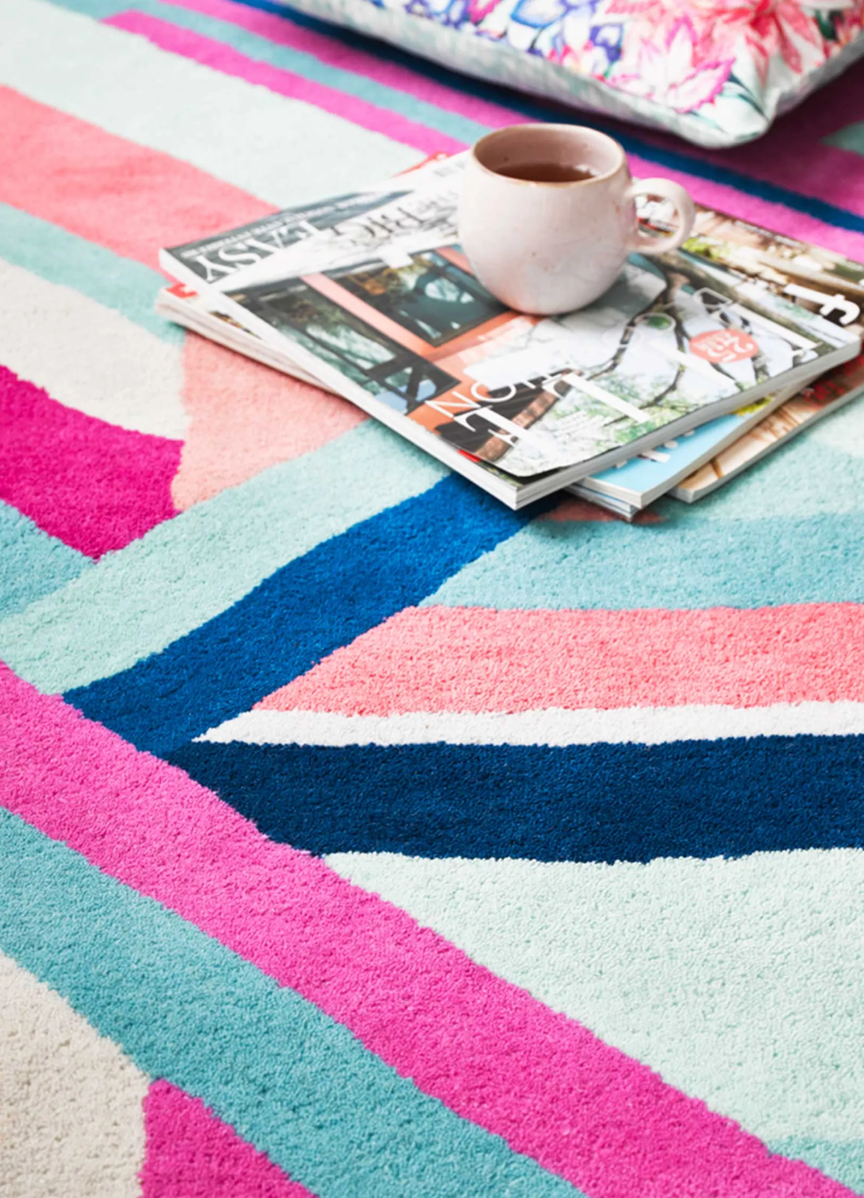 Teppich Bunt aus Wolle "Linear" Accessorize