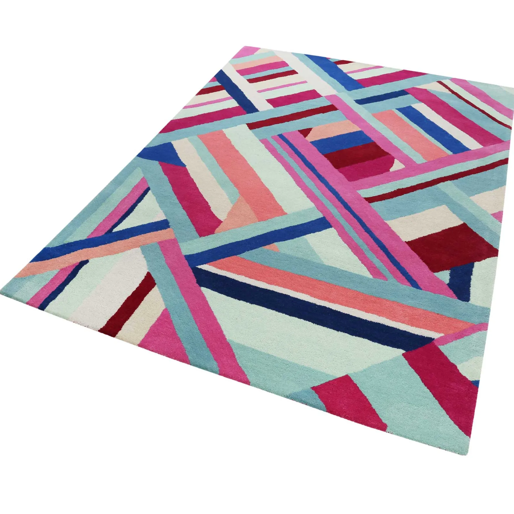 Teppich Bunt aus Wolle "Linear" Accessorize