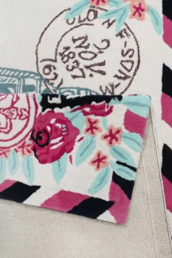 Teppich Bunt aus Wolle