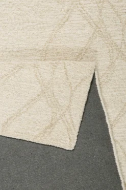 Teppich Creme Beige aus Naturfasern 