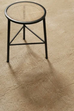 Teppich Creme Beige Hochflor B-Ware "Lulu" Homie Living