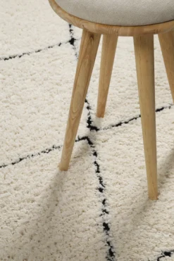 Teppich Creme Beige im Berber Style 
