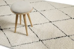 Teppich Creme Beige im Berber Style 
