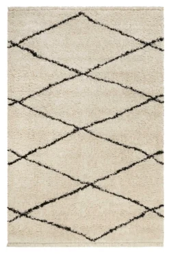 Teppich Creme Beige im Berber Style 