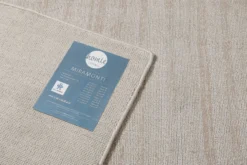 Teppich Creme Beige Kurzflor