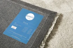 Teppich Creme Beige meliert Hochflor "Pisa" Homie Living