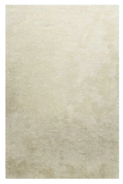 Teppich Creme Beige meliert Hochflor