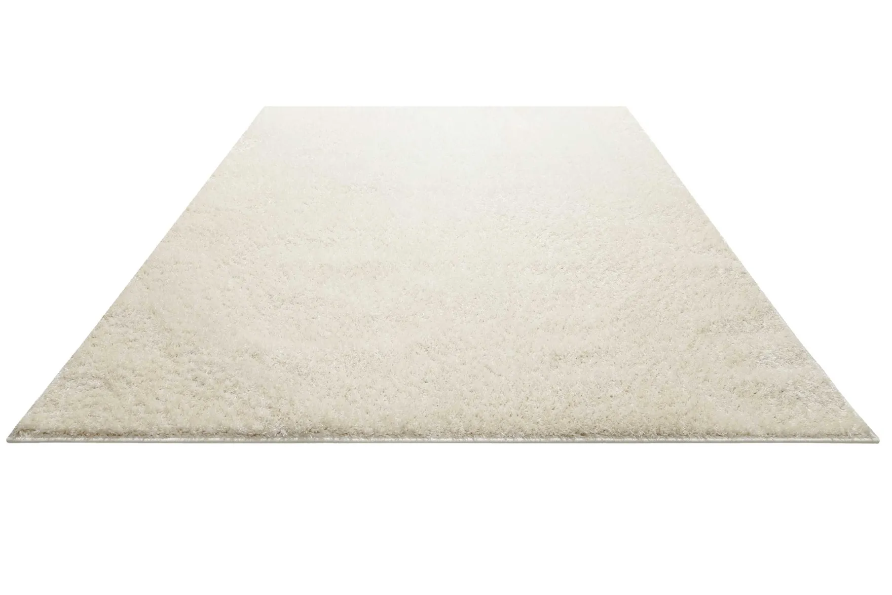 Teppich Creme Weiß Hochflor "Flavio" Homie Living