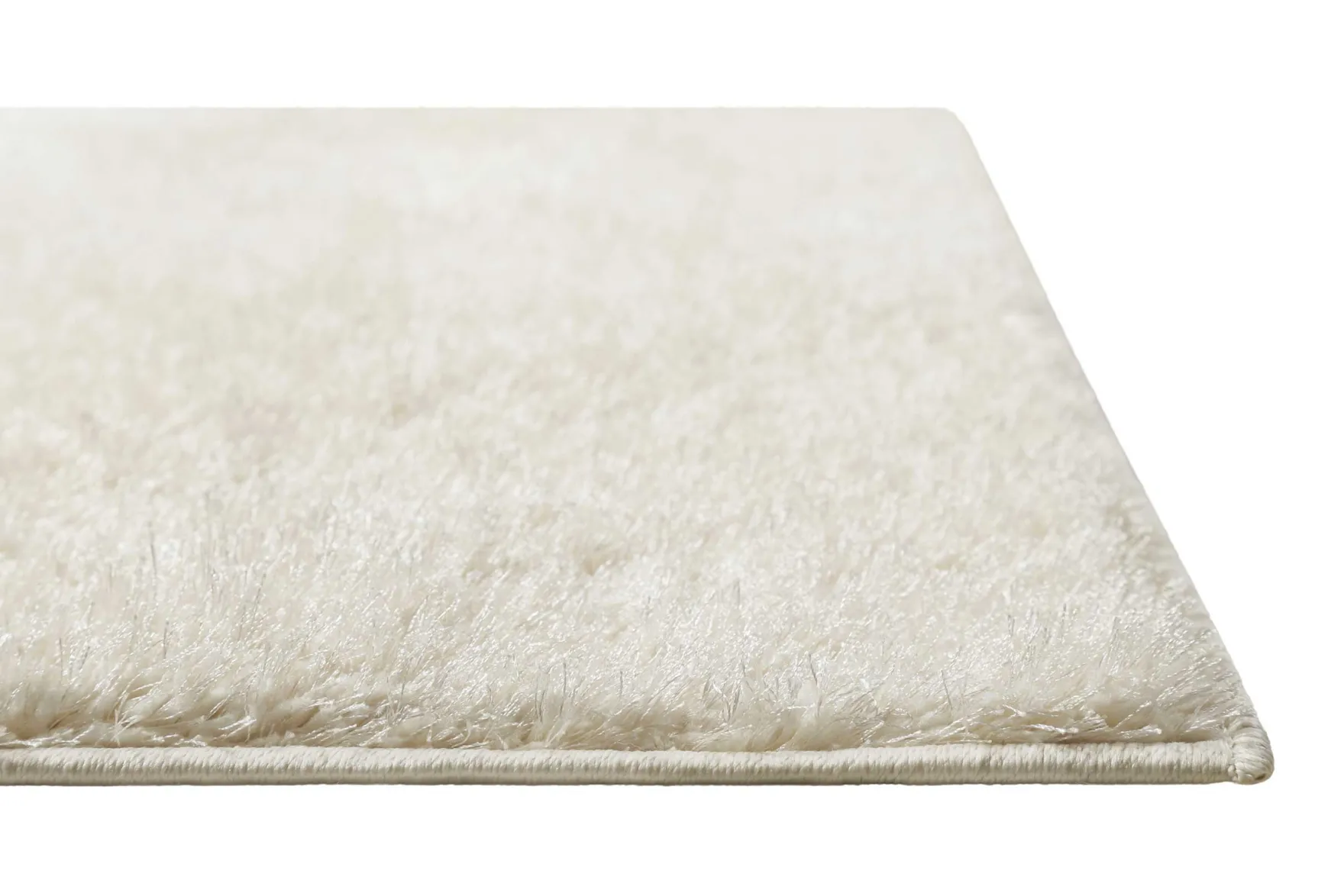 Teppich Creme Weiß Hochflor "Flavio" Homie Living