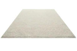 Teppich Creme Weiß Hochflor 