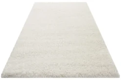 Teppich Creme Weiß Hochflor "Smilla" WECONhome Basic