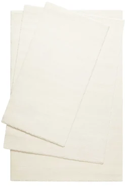 Teppich Creme Weiß Kurzflor "Lido" Homie Living
