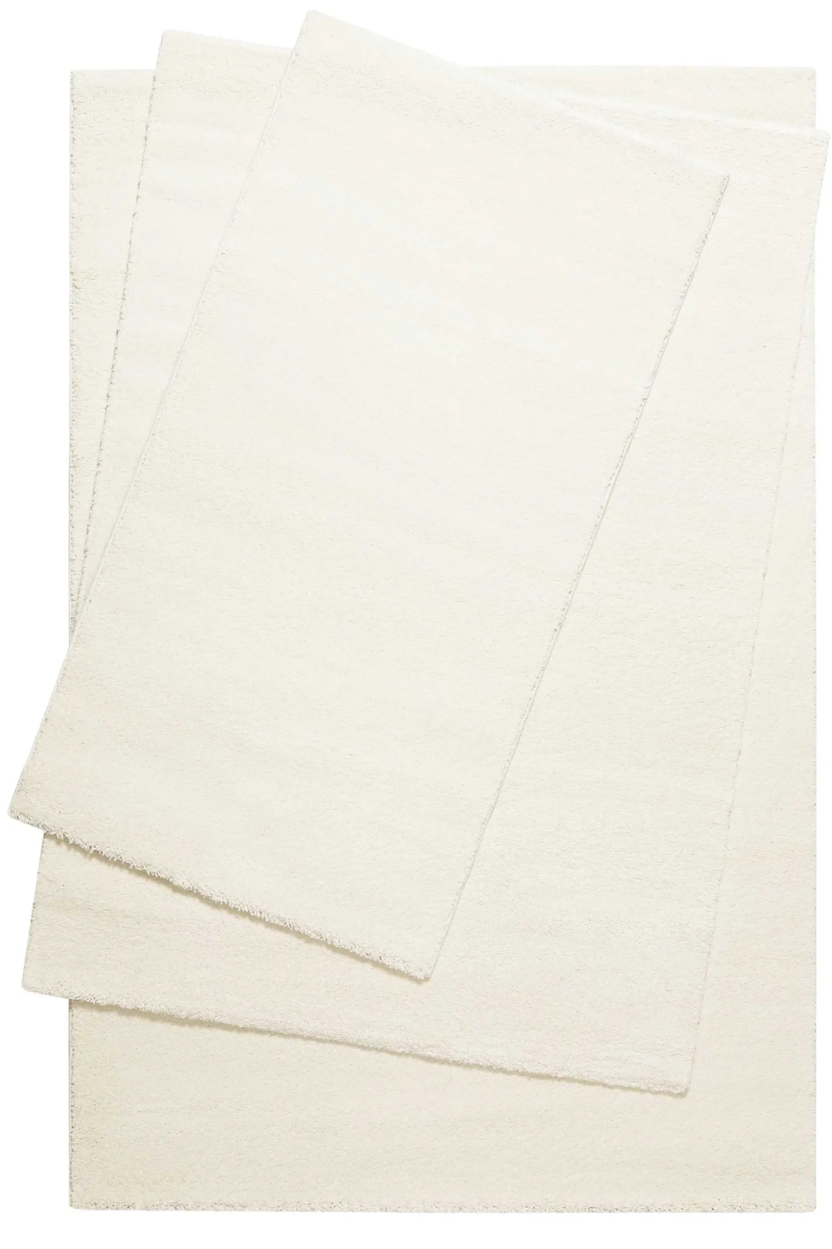 Teppich Creme Weiß Kurzflor "Lido" Homie Living