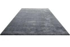 Teppich Dunkelgrau Hochflor 