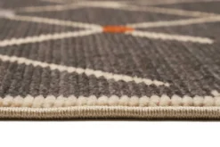 Teppich Dunkelgrau Kurzflor B-Ware 