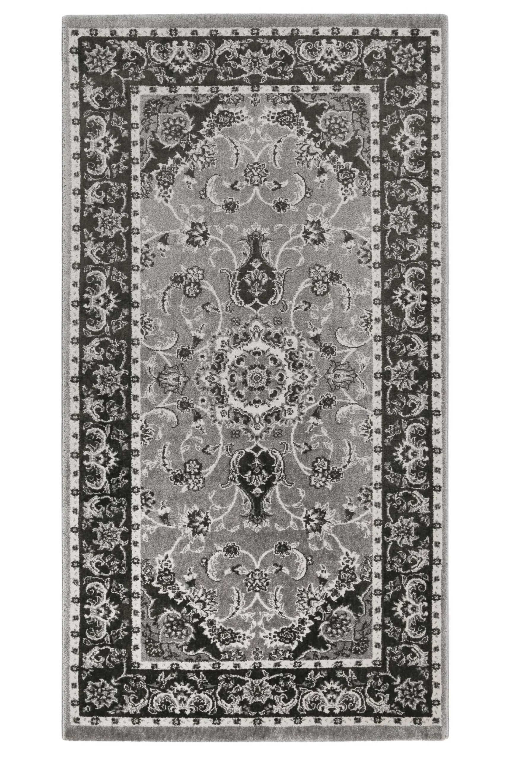 Teppich Grau Anthrazit Kurzflor "Bristol" WECONhome