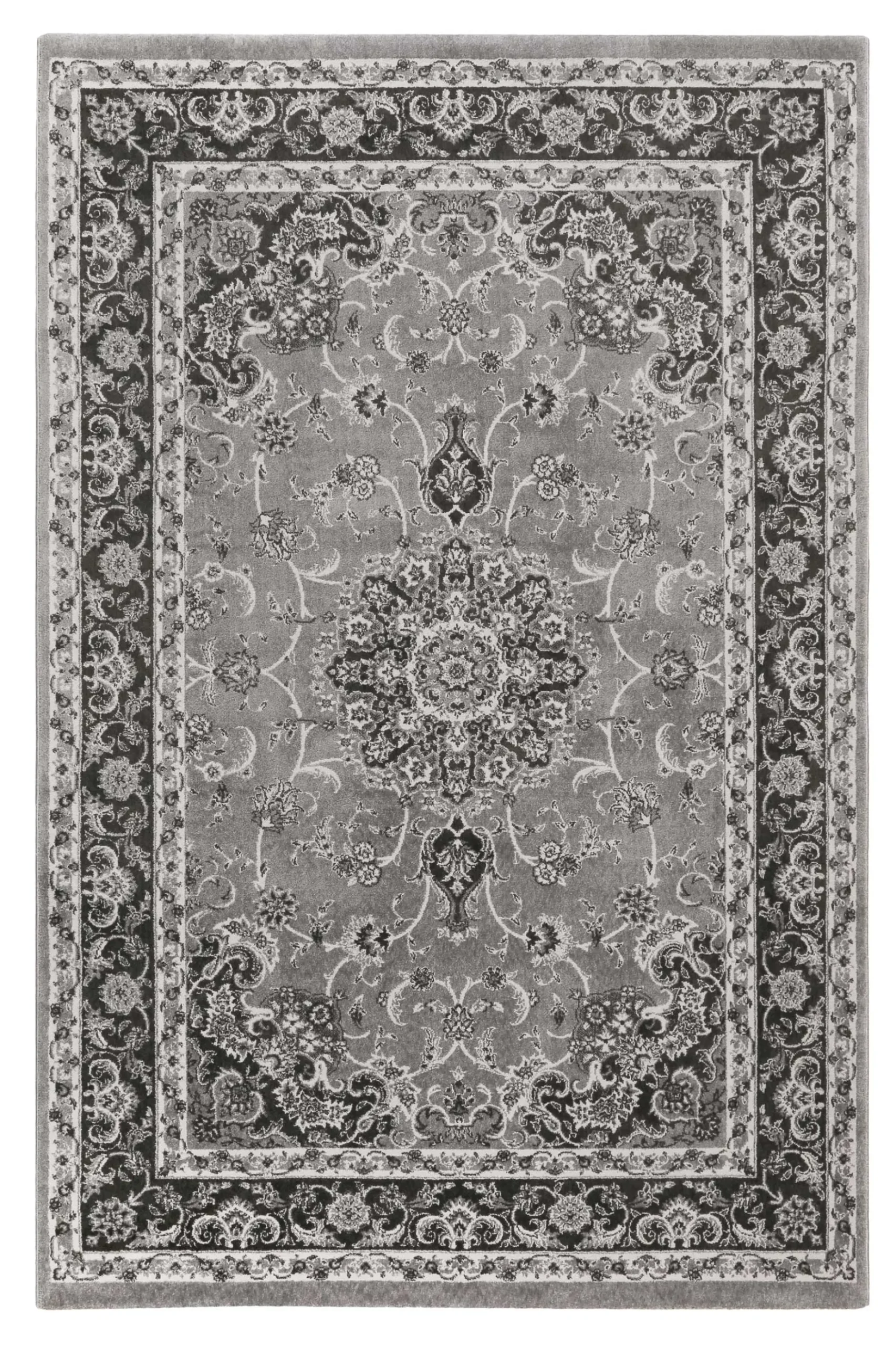 Teppich Grau Anthrazit Kurzflor "Bristol" WECONhome