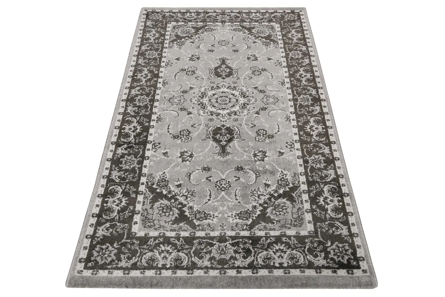 Teppich Grau Anthrazit Kurzflor "Bristol" WECONhome
