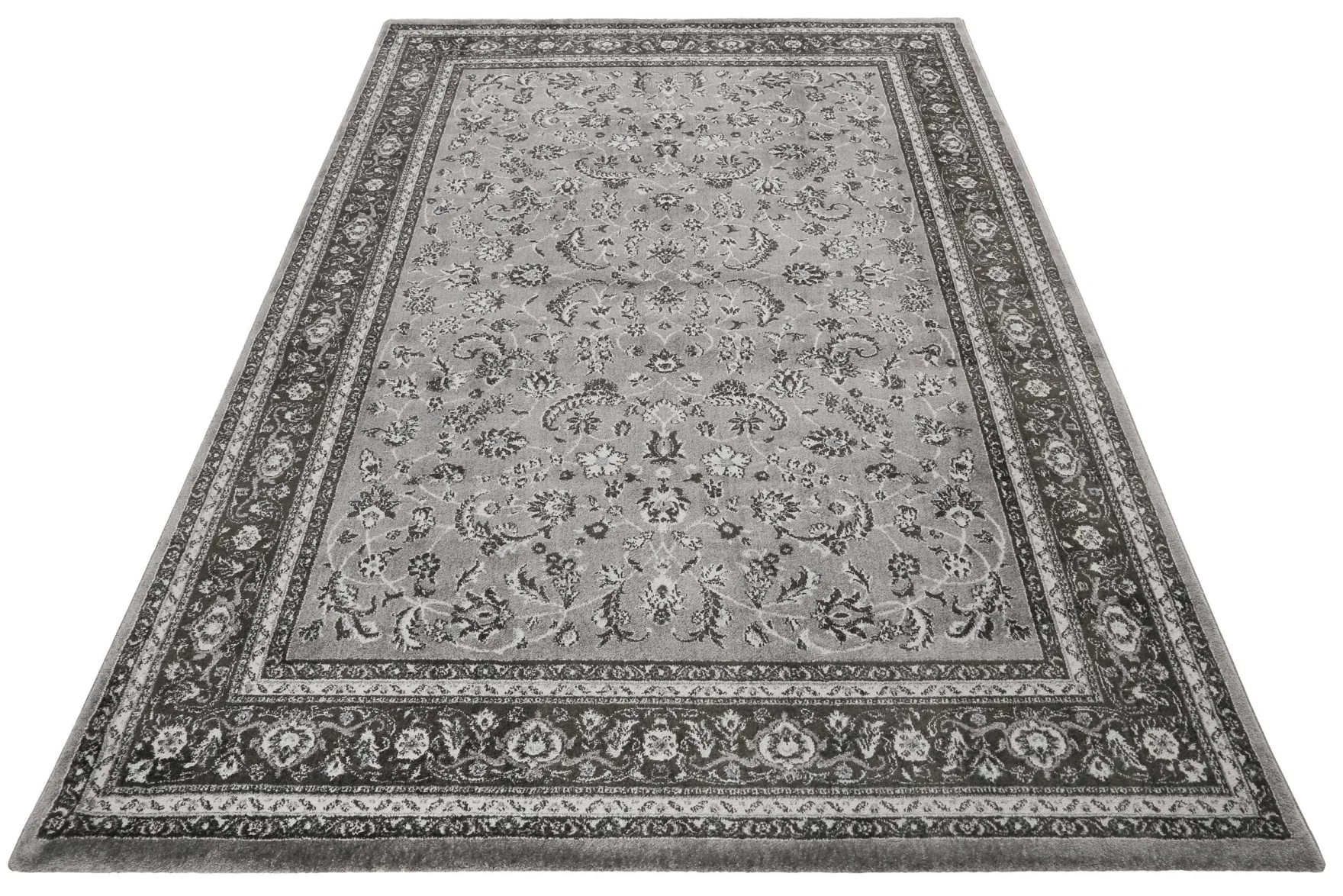Teppich Grau Anthrazit Kurzflor "Oxford" WECONhome