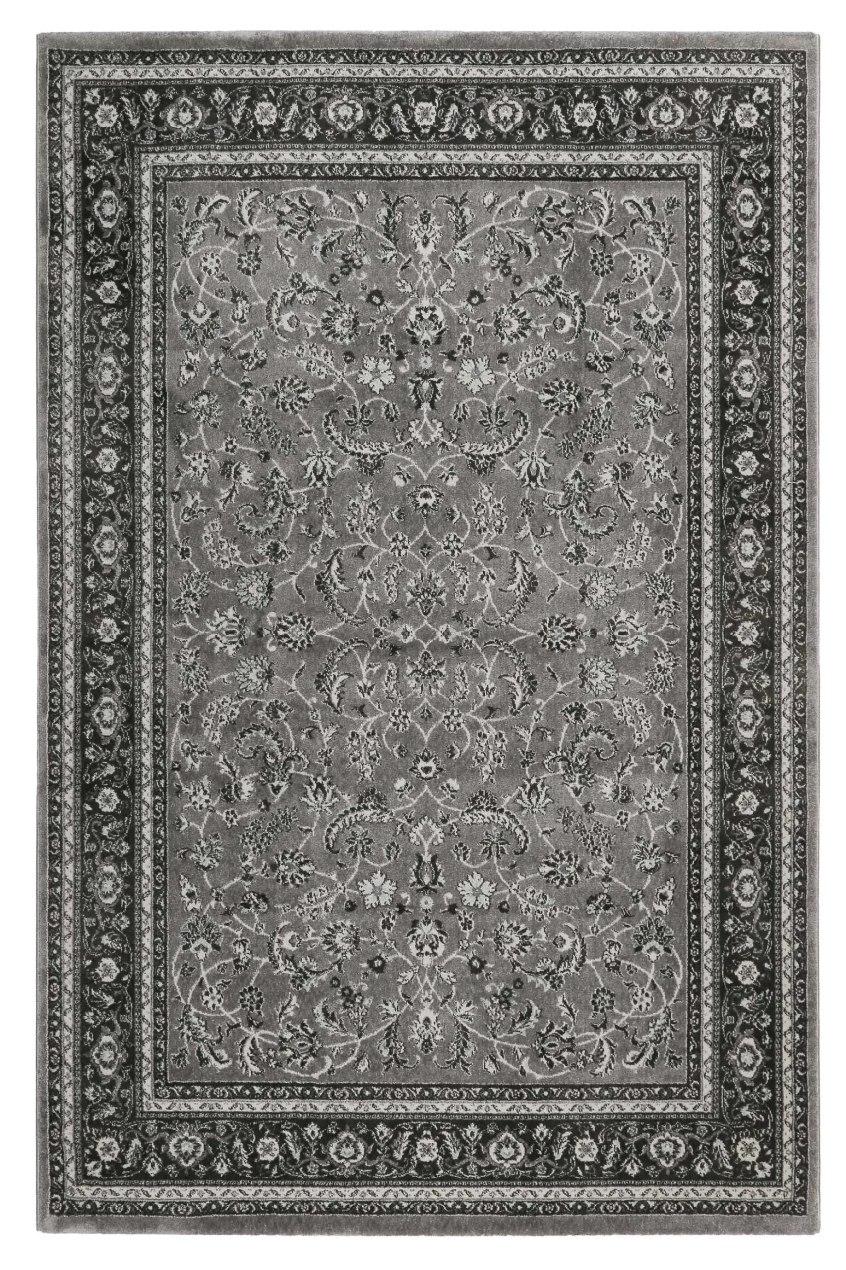 Teppich Grau Anthrazit Kurzflor "Oxford" WECONhome