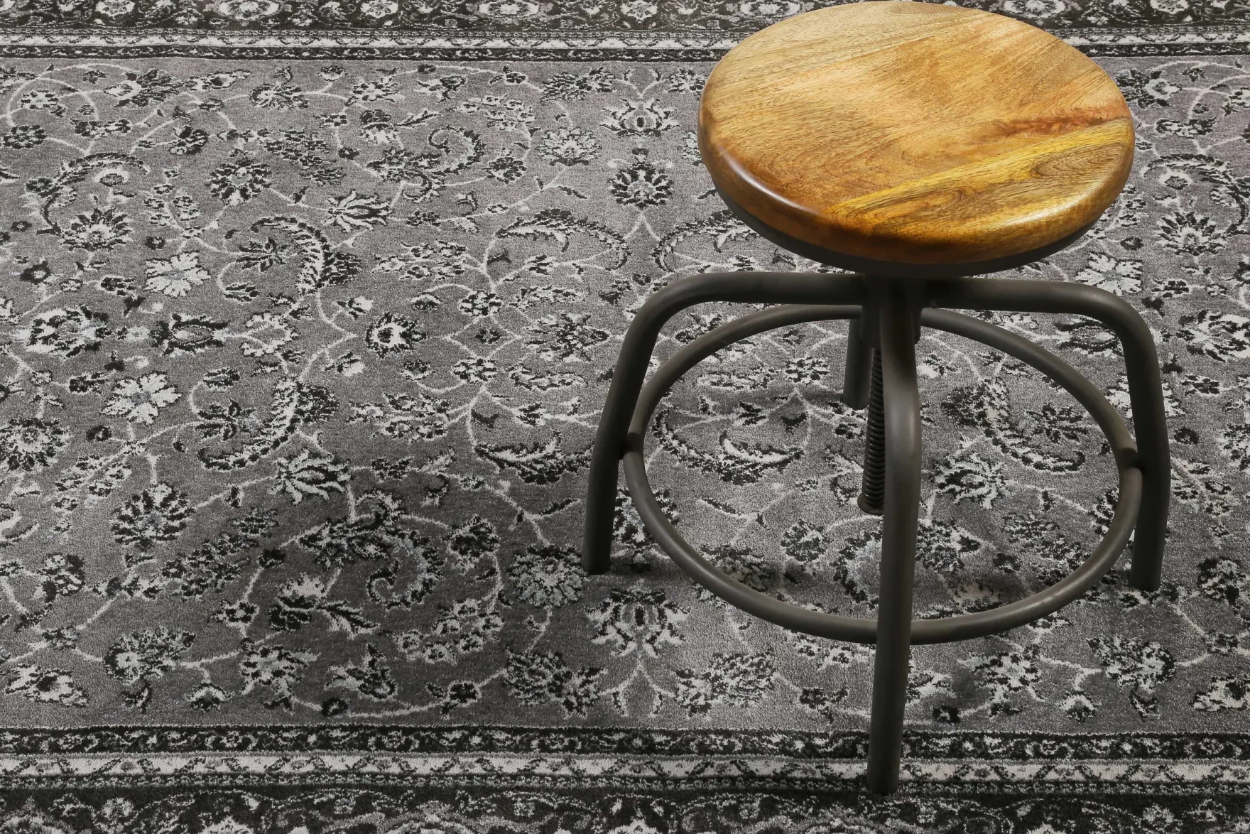 Teppich Grau Anthrazit Kurzflor "Oxford" WECONhome