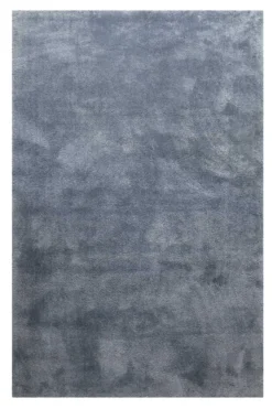 Teppich Grau Blau Hochflor "Pisa" Homie Living
