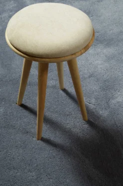 Teppich Grau Blau Hochflor 