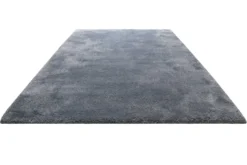 Teppich Grau Blau Hochflor 
