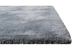 Teppich Grau Blau Hochflor 