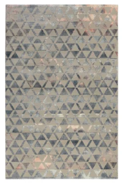 Teppich Grau Blau Rosa Kurzflor "Pearl 2.0" WECONhome