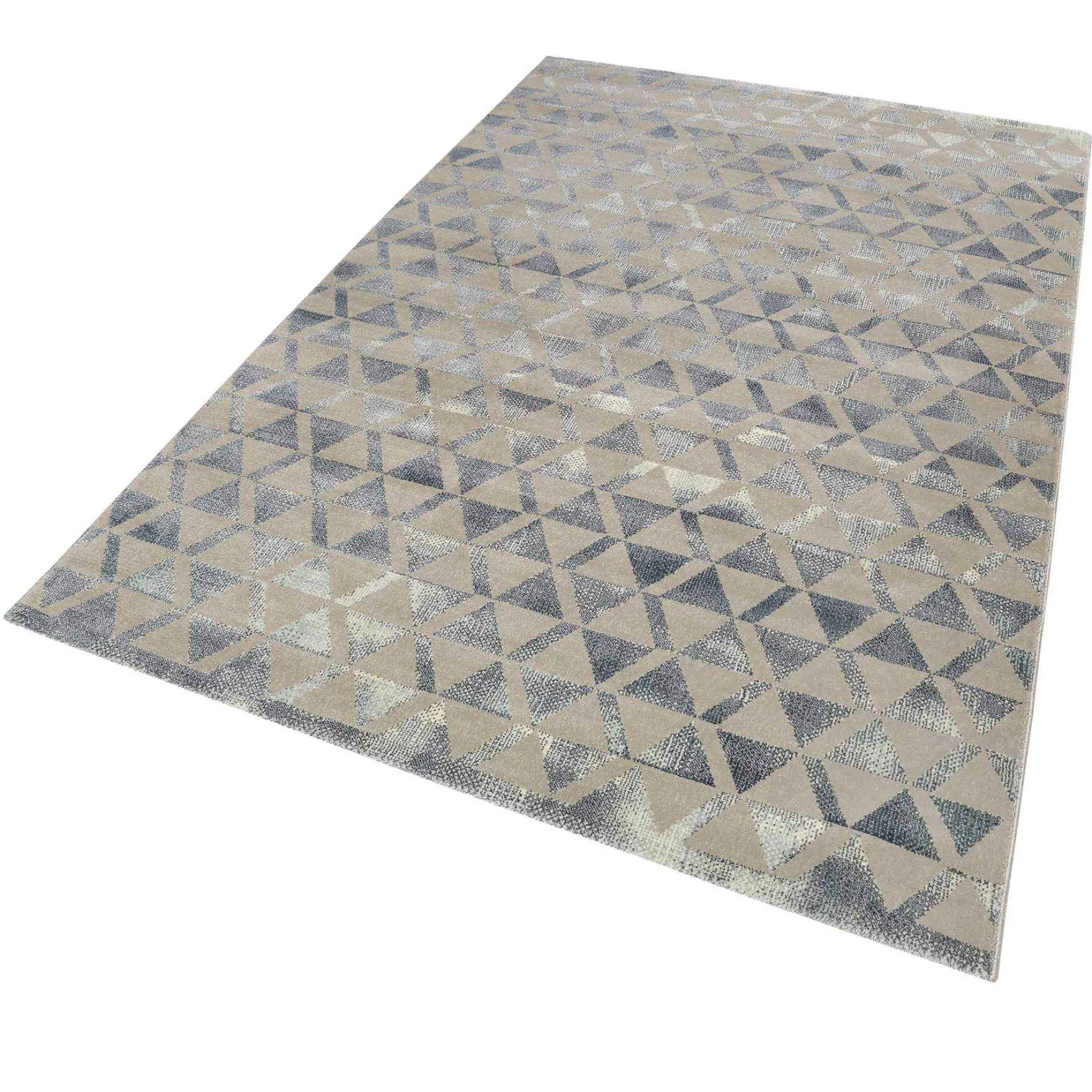 Teppich Grau Blau Silber Kurzflor "Pearl 2.0" WECONhome