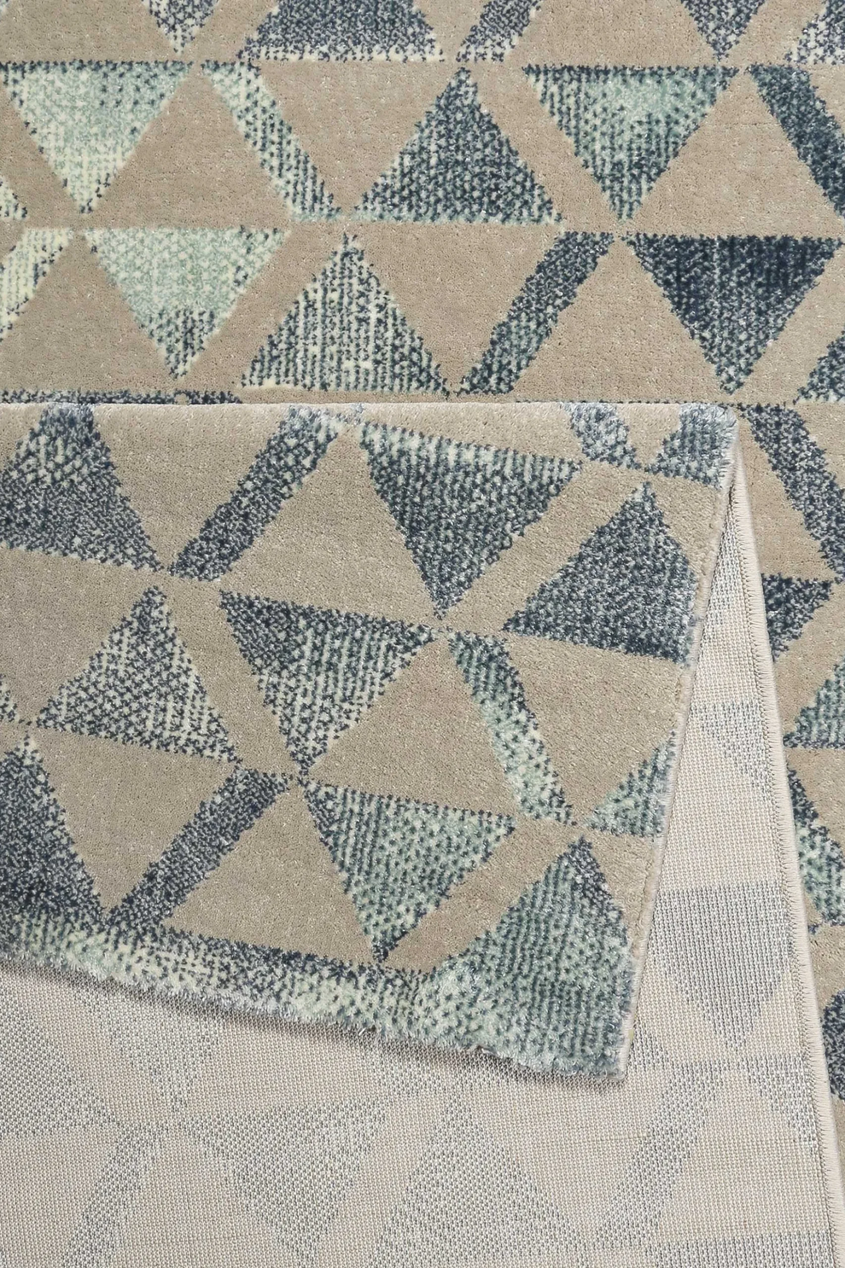 Teppich Grau Blau Silber Kurzflor "Pearl 2.0" WECONhome