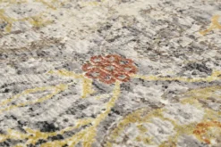 Teppich Grau Gelb Vintage Kurzflor "SoHo Fashion" WECONhome
