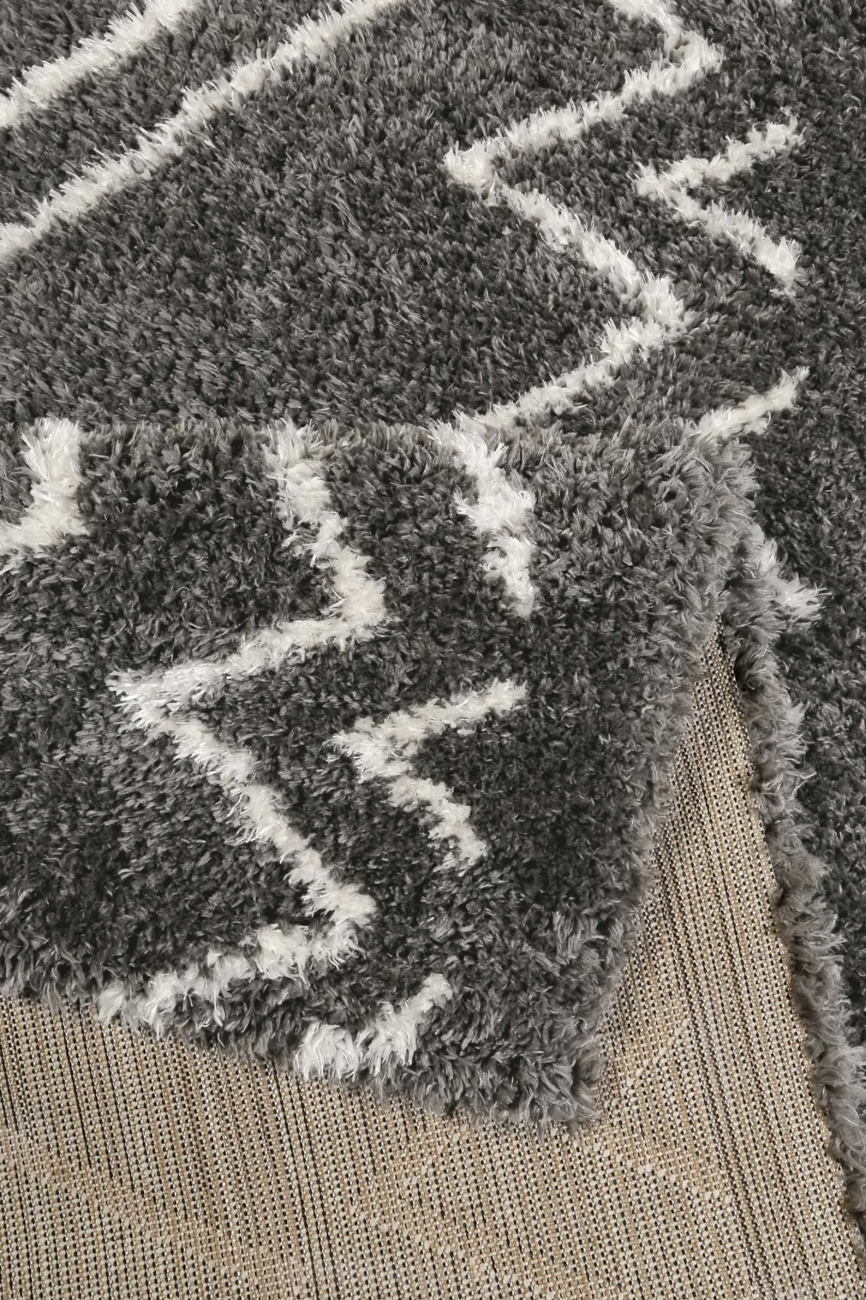 Teppich Grau Hochflor "Boho&Scandic Yagour" WECONhome