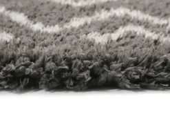 Teppich Grau Hochflor