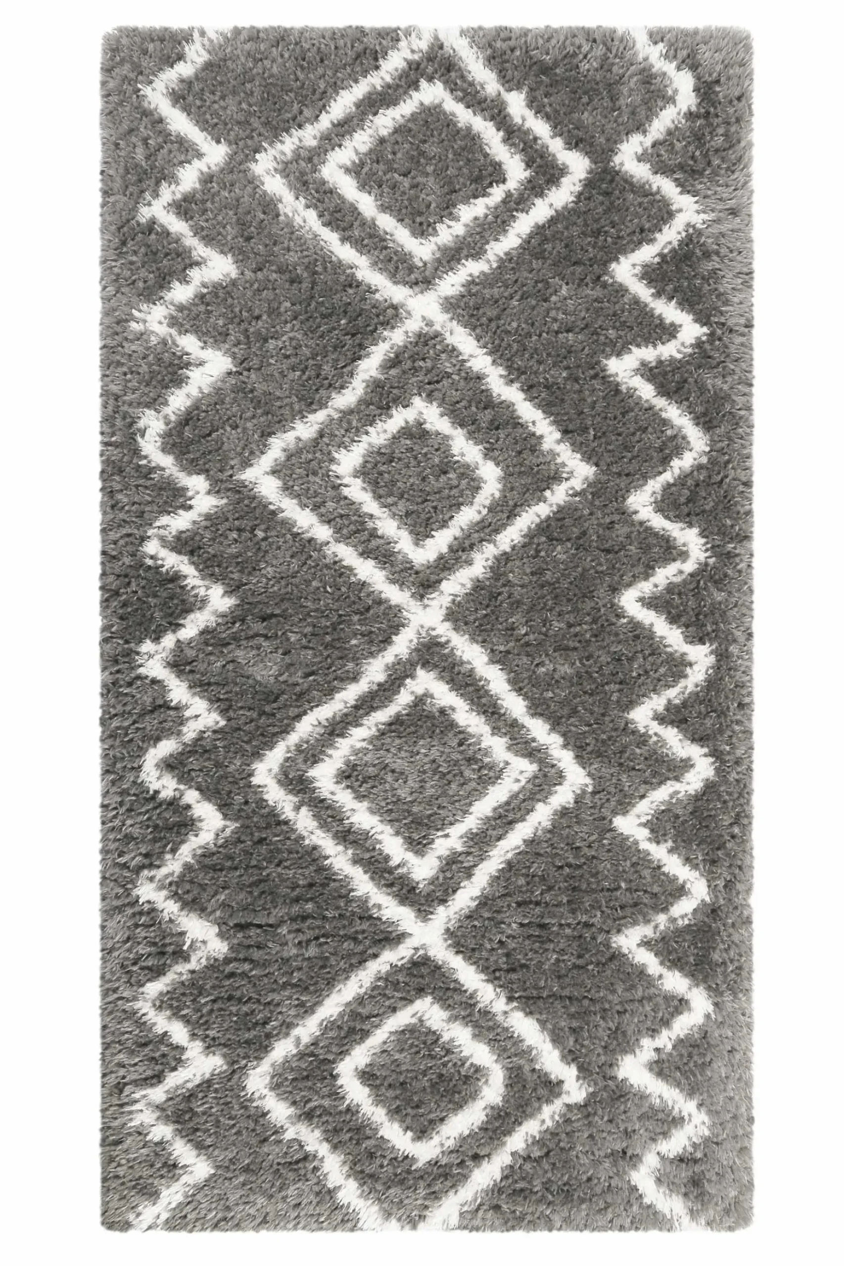 Teppich Grau Hochflor "Boho&Scandic Yagour" WECONhome