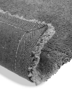 Teppich Grau Hochflor 