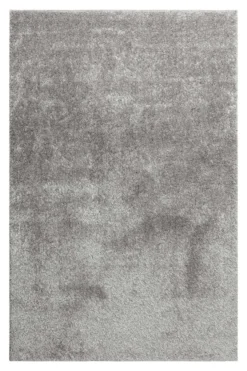 Teppich Grau Hochflor 