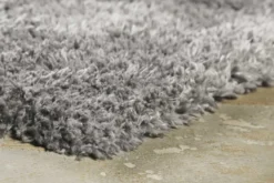 Teppich Grau Hochflor sehr kuschelig & flauschig "Parma" Homie Living