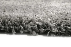 Teppich Grau Hochflor sehr kuschelig & flauschig