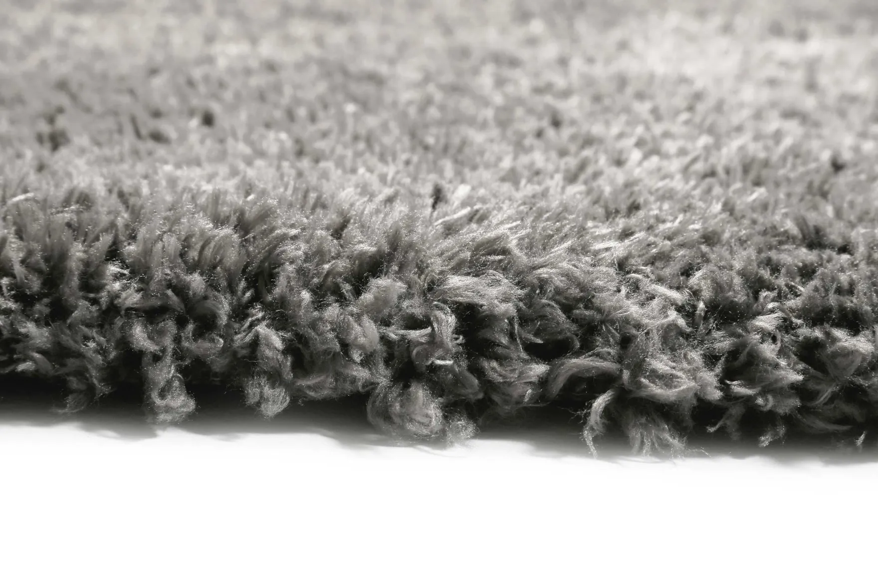 Teppich Grau Hochflor sehr kuschelig & flauschig "Parma" Homie Living