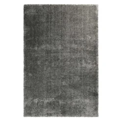 Teppich Grau Hochflor sehr kuschelig & flauschig