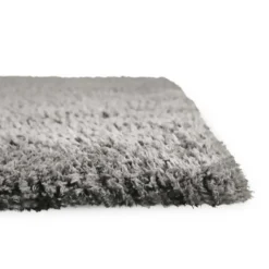 Teppich Grau Hochflor sehr kuschelig & flauschig